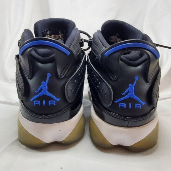 Nike Air Jordan 6 Rings Men Size 8 322992-016 Space Jam black Blue Shoes - Picture 9 of 16